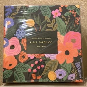 Rifle Paper Co. Garden Party Puzzle, BNWT, in original packaging, 500 pieces